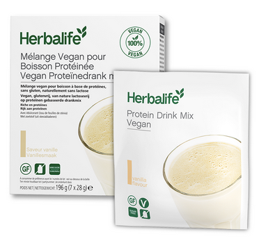 Mélange Vegan pour Boisson Protéinée Vanille 7 sachets de 28g
